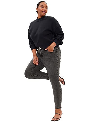 GAP Womens Mid Rise Legging Jeans, Grey Wash, 29 Regular US | Amazon (US)