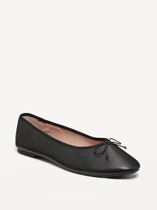 Faux-Leather Ballet Flats | Old Navy | Old Navy (US)