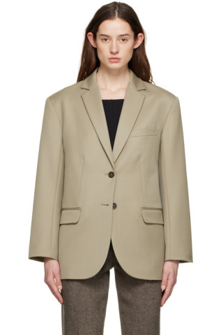 Khaki Quinn Blazer | SSENSE