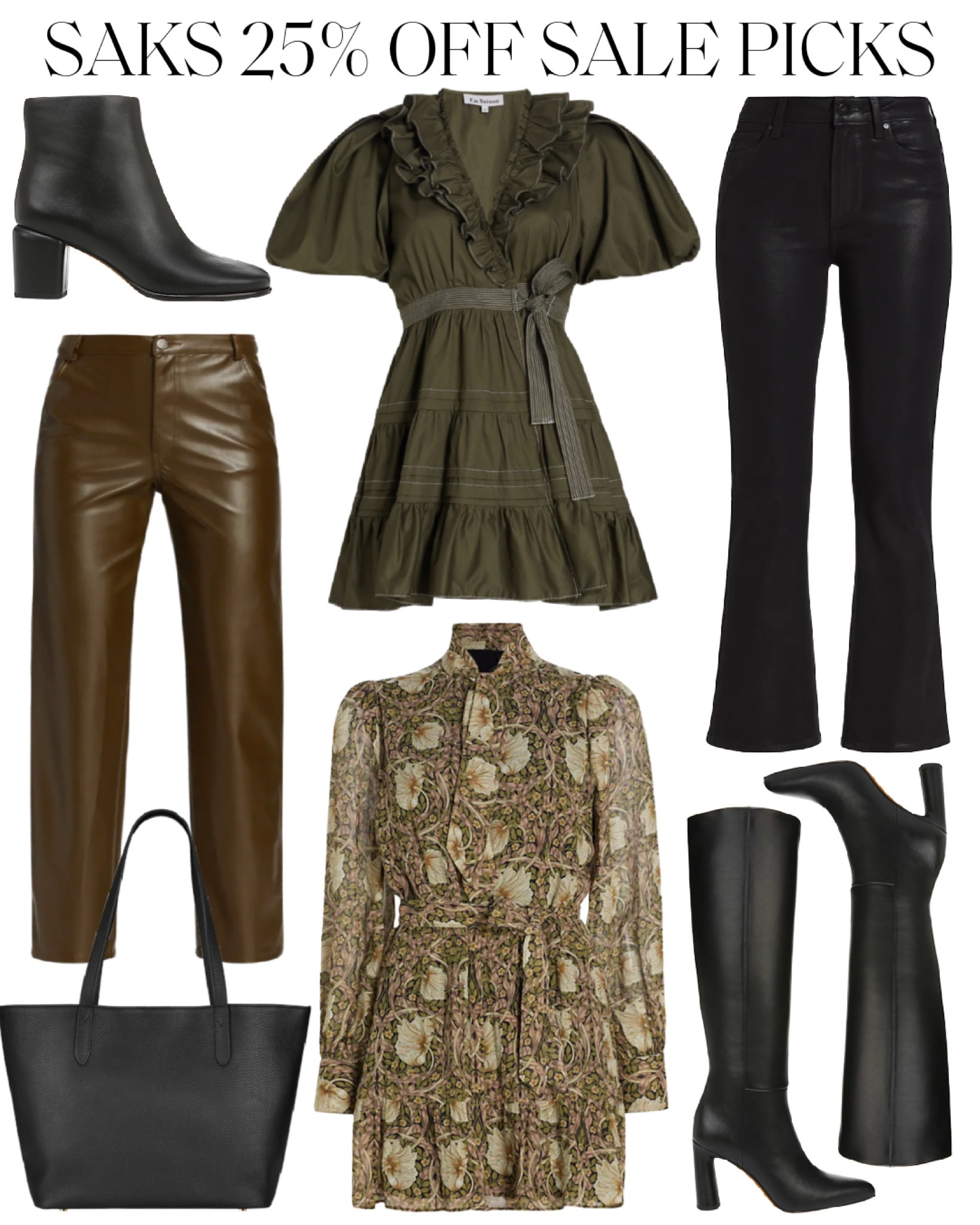 Saks Fifth Avenue sale event picks Their 25% off Friends & Family promotion is running now through next Monday, October 3. 🍂 The green mini dress is in my wardrobe (TTS)! 

#LTKsalealert #LTKstyletip #LTKSeasonal