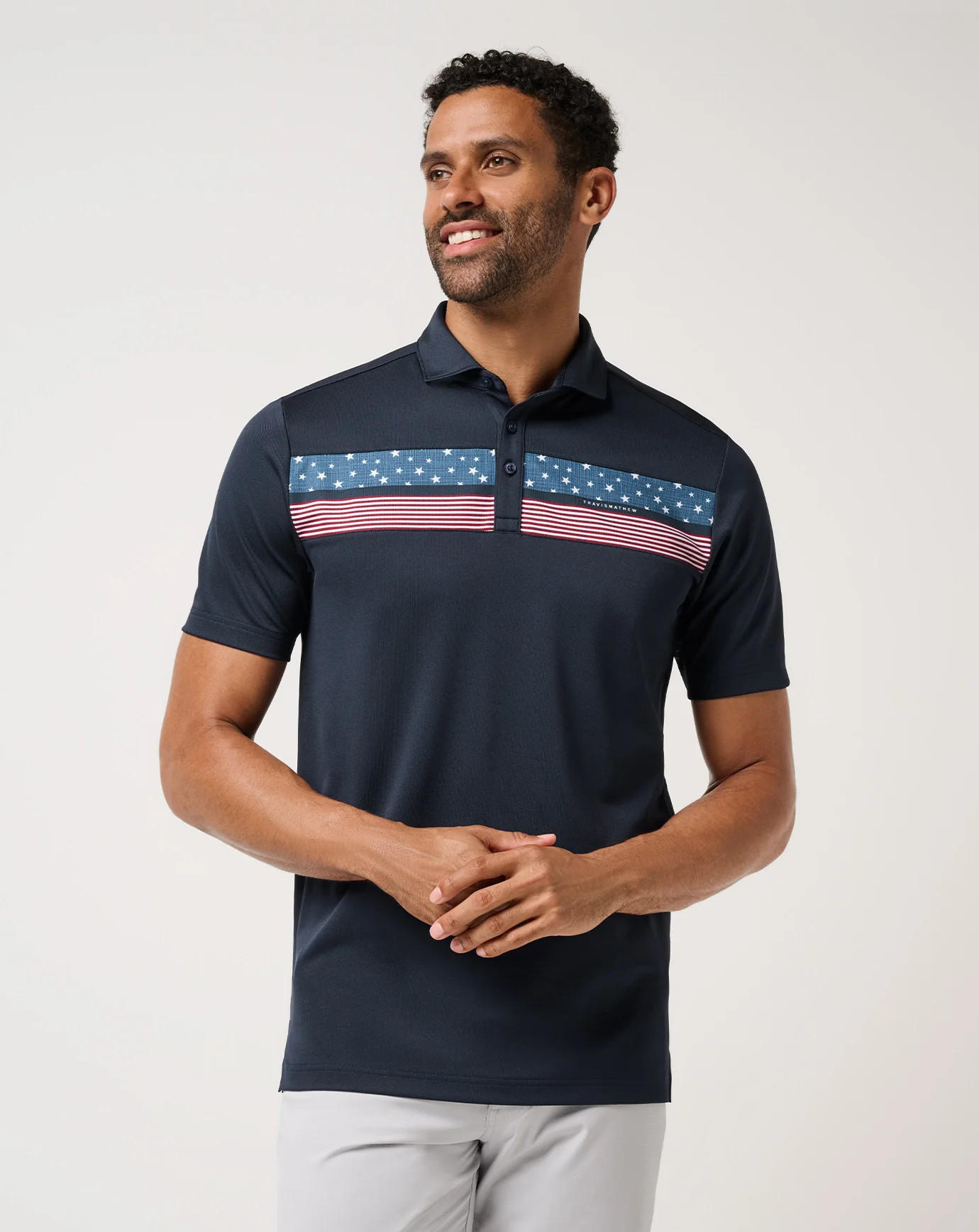 Good Good Flag Polo | TravisMathew