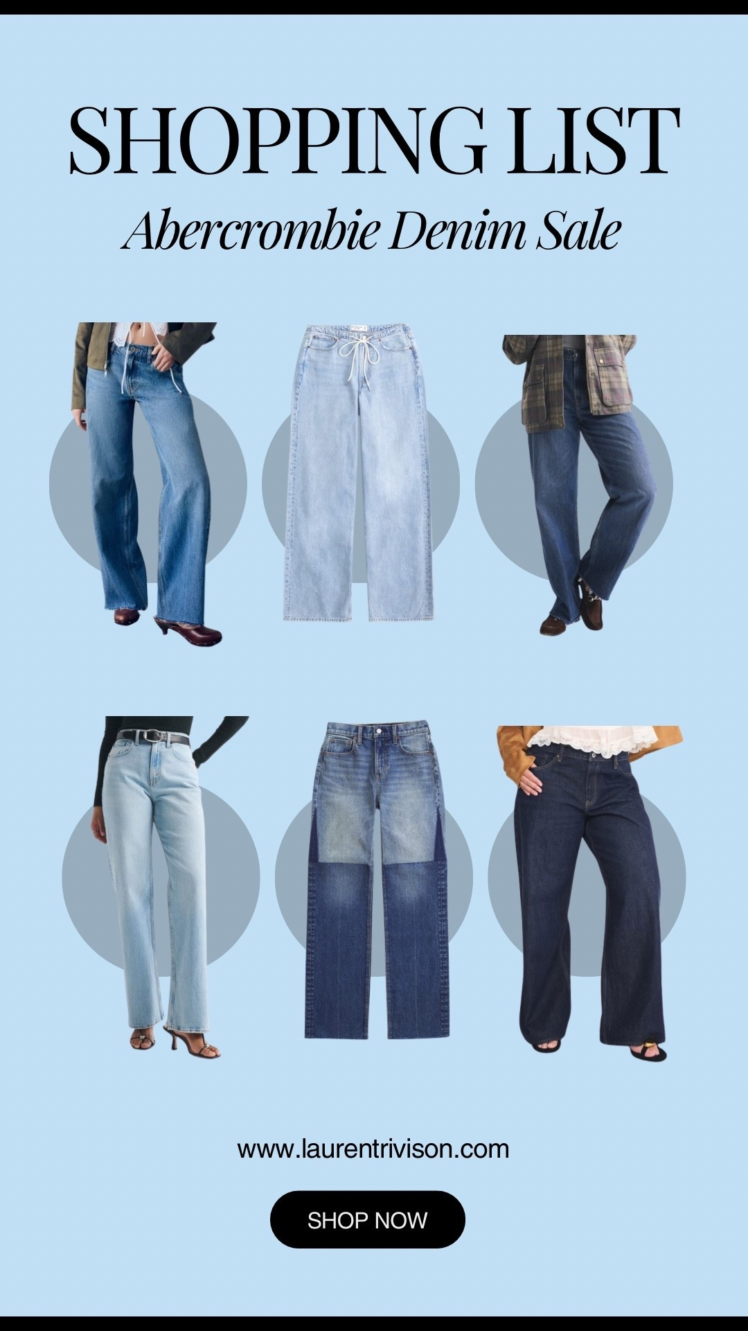 Abercrombie denim sale is happening 👖💙 From curve love to tall & petite, these are my go-to jeans for everyday wear. 

#LTKU #LTKootd #LTKMidsize