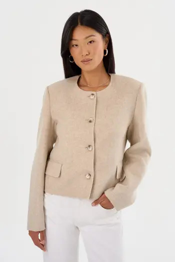 ALESSIA | Double Face Wool Jacket | Nordstrom