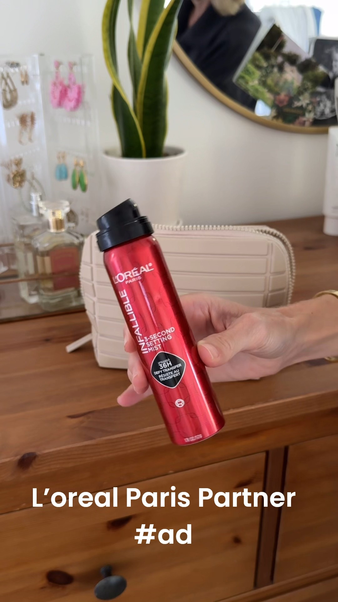 #ad
#LorealParisPartner #LorealParisMakeup #TargetPartner
#Target
@Target
@targetstyle
@lorealparis

Holiday travel doesn’t mean sacrificing your look.
Just a few spritzes of the L’Oreal Paris Infallible Setting Spray keeps my makeup in place all day long—even keeps my white baseball hat clean. 🙌🏼
I grabbed mine (plus snacks + road trip drinks 🥤) right from Target online, so I’m ready to hit the road looking fresh and feeling confident. 🚗💋
Shop it via my LTK or at Target!
#TargetPartner #paidlink #HolidayTravel #MidlifeBeauty #MakeupOver40 #BeautyTips #TravelReady #MakeupMustHave #MakeupThatLasts #LOrealParis #TravelBeauty #TargetBeauty #HolidayReady

#LTKStyleTip 
@shop.LTK #liketkit 

#LTKOver40 #LTKBeauty #LTKHoliday