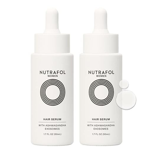 Nutrafol Women's Hair Serum, Supports Visibly Thicker and Stronger Hair, Vegan, Lightweight and F... | Amazon (US)