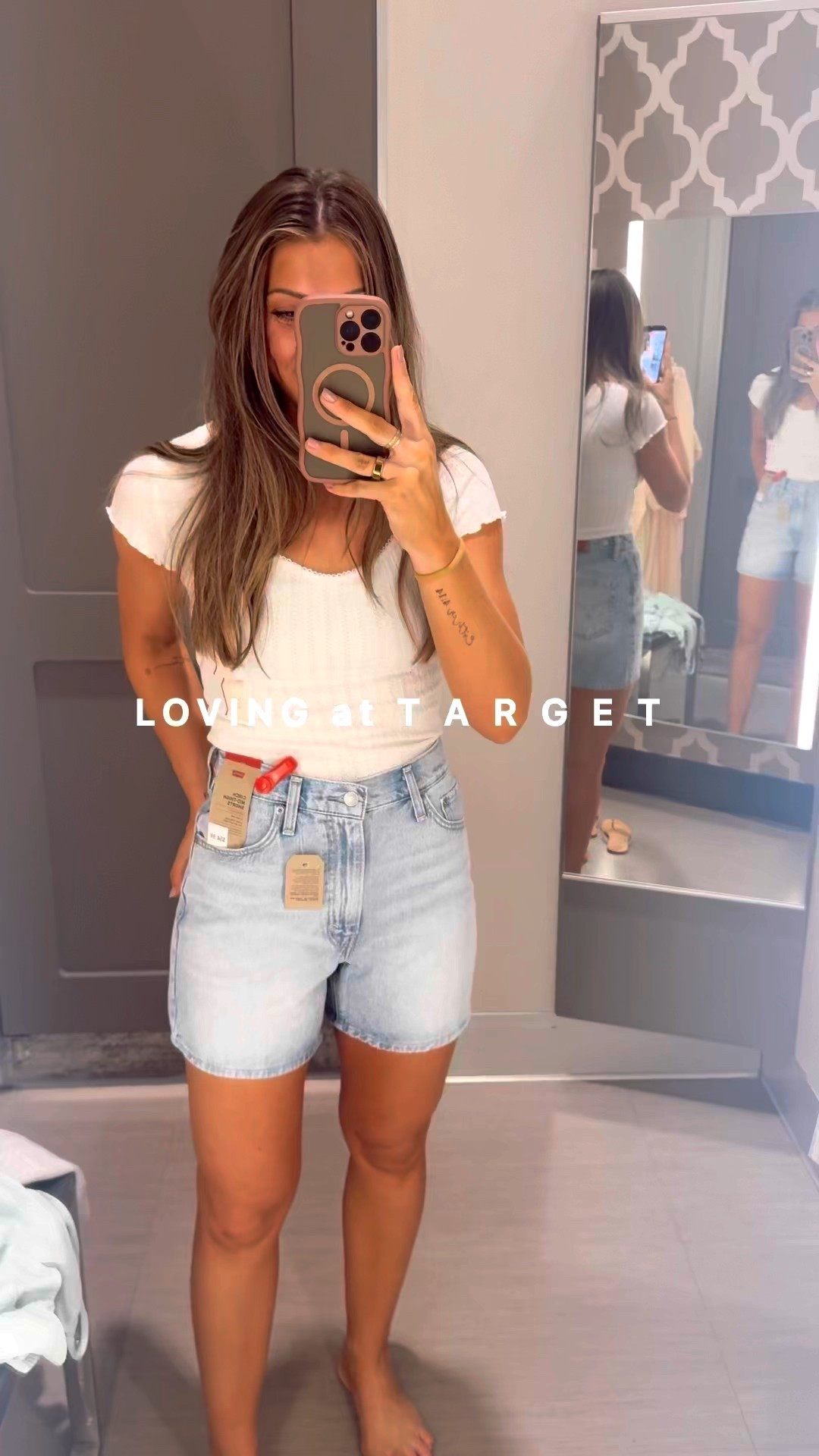 -Wearing 2/26 in the denim shorts (tts) 
-I wear smalls in all target activewear 
-XS in everything else (typically my true target size) 
*be sure to size down in the striped pants!! even the XS was big in my waist. And the jacket!! that XS was still very big. 

Target haul
Target run
Target finds
Spring break
Spring vacation
Spring trip
Travel outfit
Matching set
Denim shorts
White tee
T-shirt 
Neutral outfits
Business casual workwear
What to wear
Outfit ideas 
Spring jacket
Activewear


