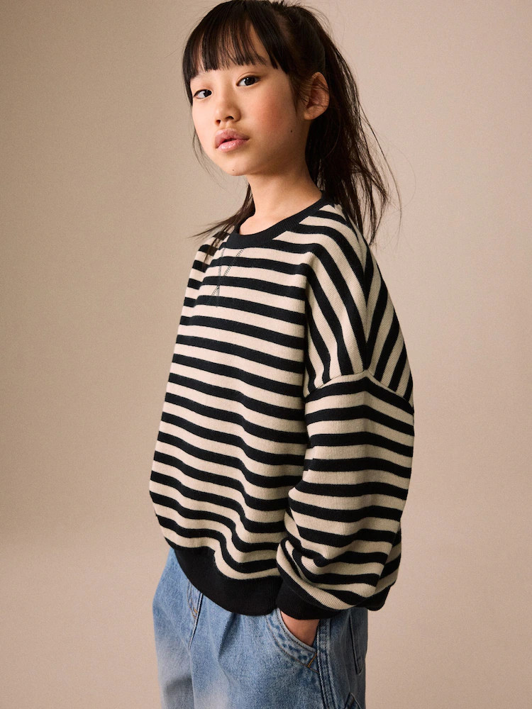 Multi Oversized Cosy Rib Sweatshirt (3-16yrs) | Next AU