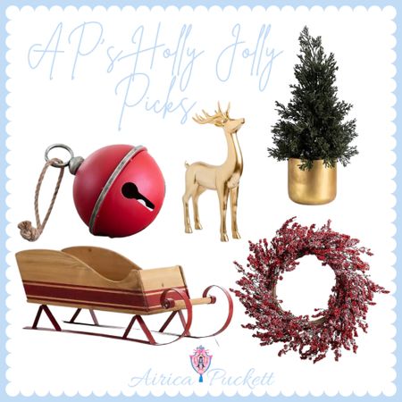 AP’s holly jolly picks!

Christmas decor - holiday cheer - classic Christmas decor 

#LTKhome #LTKHoliday #LTKSeasonal