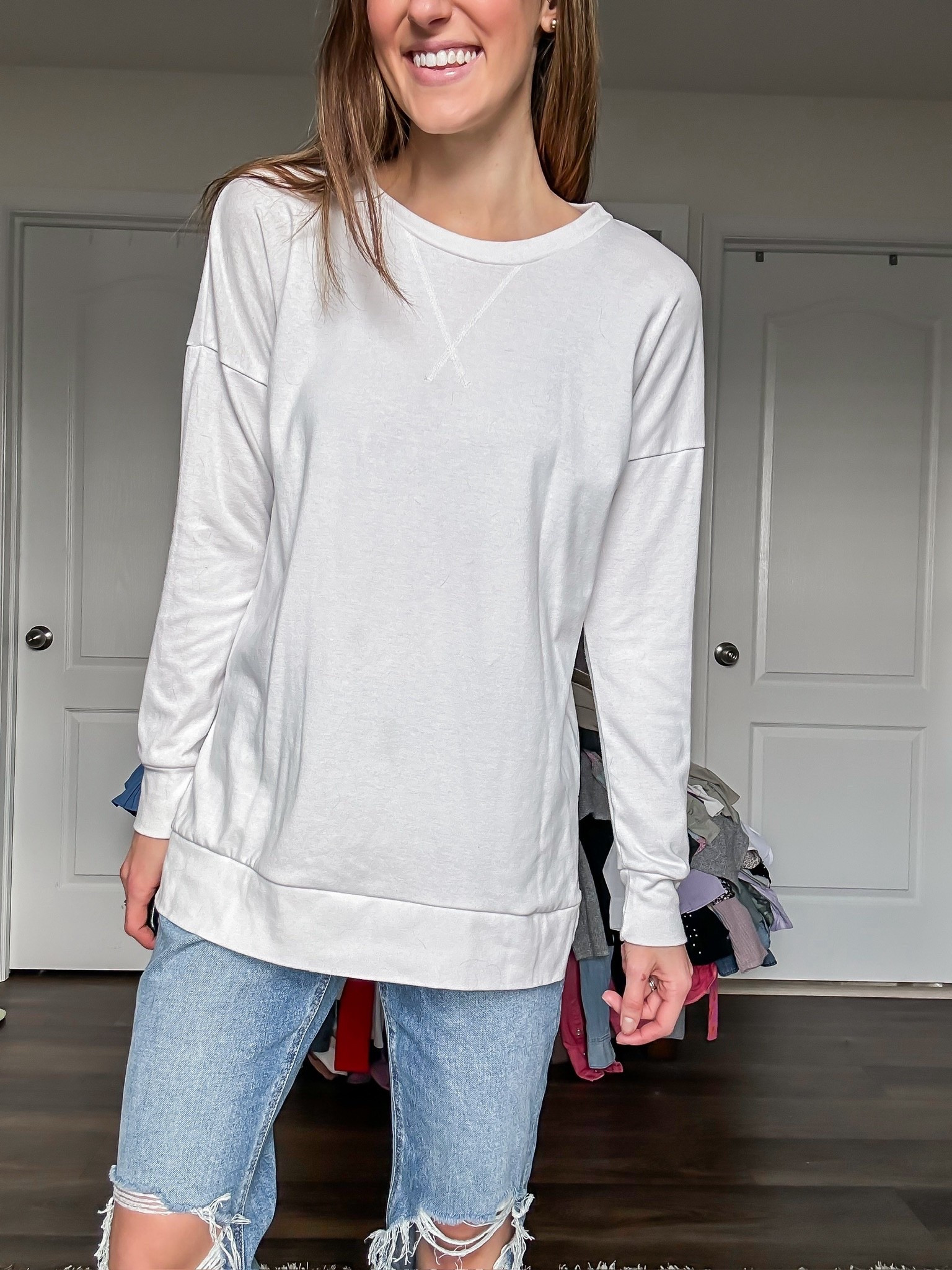 Under $20 lightweight sweatshirt from Amazon 

#LTKootd