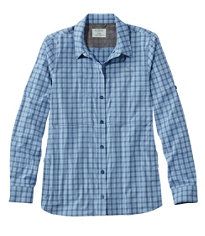 Women's Everyday SunSmart® Woven Shirt Long-Sleeve, Plaid | L.L. Bean