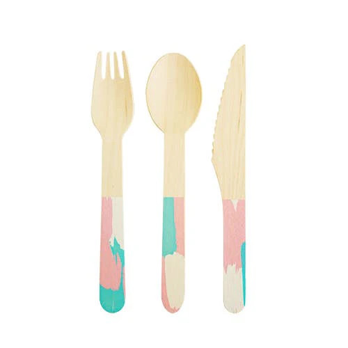 Brushstroke Flatware | Oh Happy Day Shop
