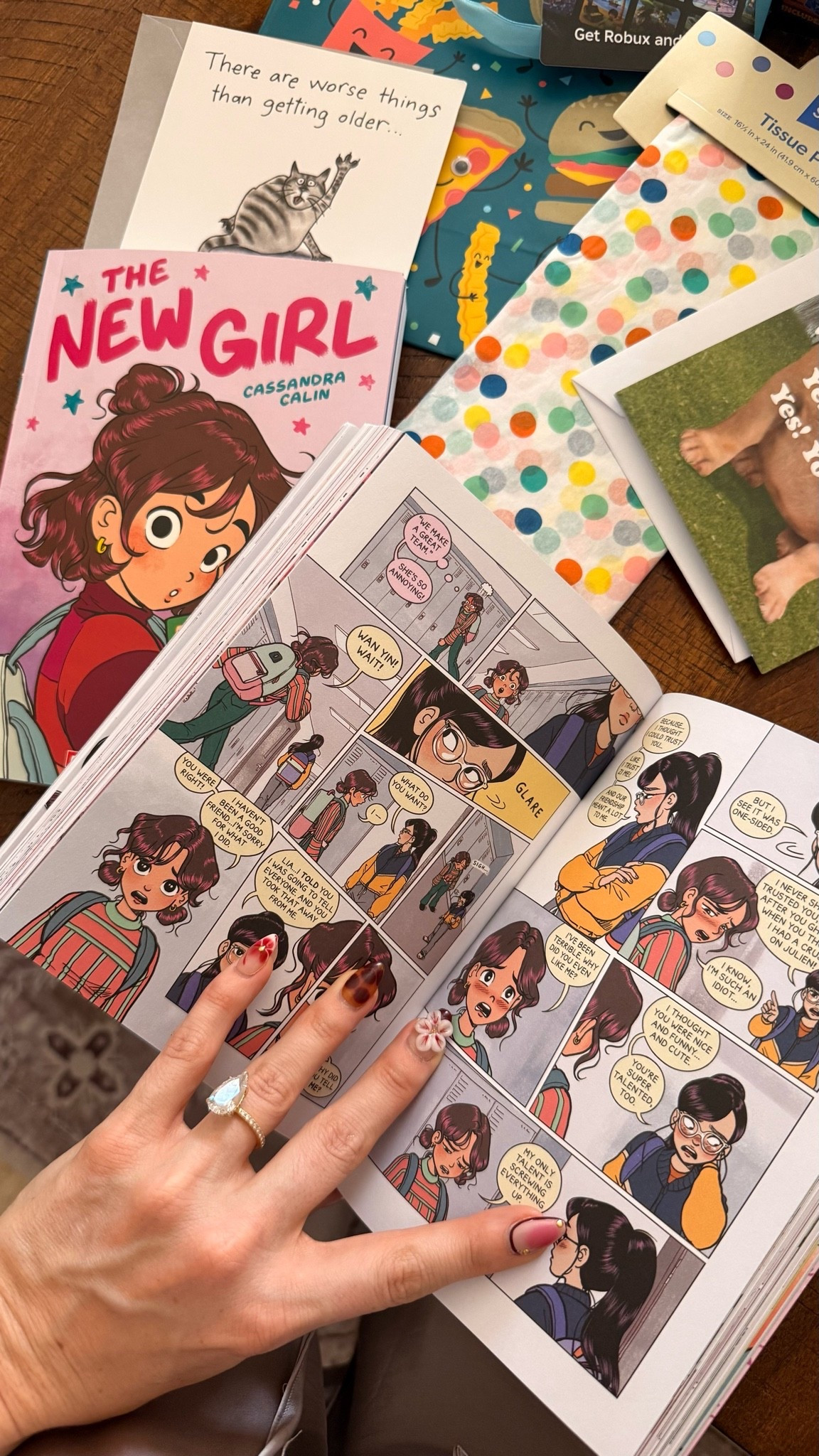 I'm super surprised Cristopher went with this new series. He's usually a "boy book" kind of kid surprisingly enough because he's anything BUT that lol. However, the genre/style of book, graphic novel/manga comic book is totally his jam! @Target

#LTKKids #LTKstorytime #LTKmomlife