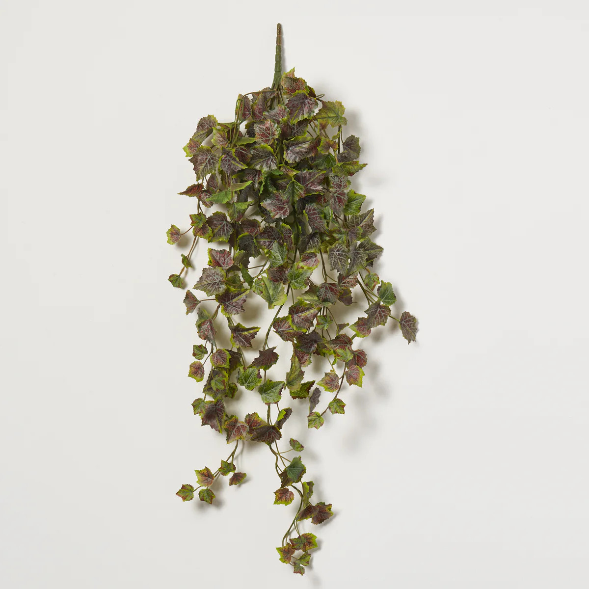 Hanging Variegated Purple & Green Ivy Leaf Foliage All Seasons Greenery Bush Spray - 38" | Darby Creek Trading