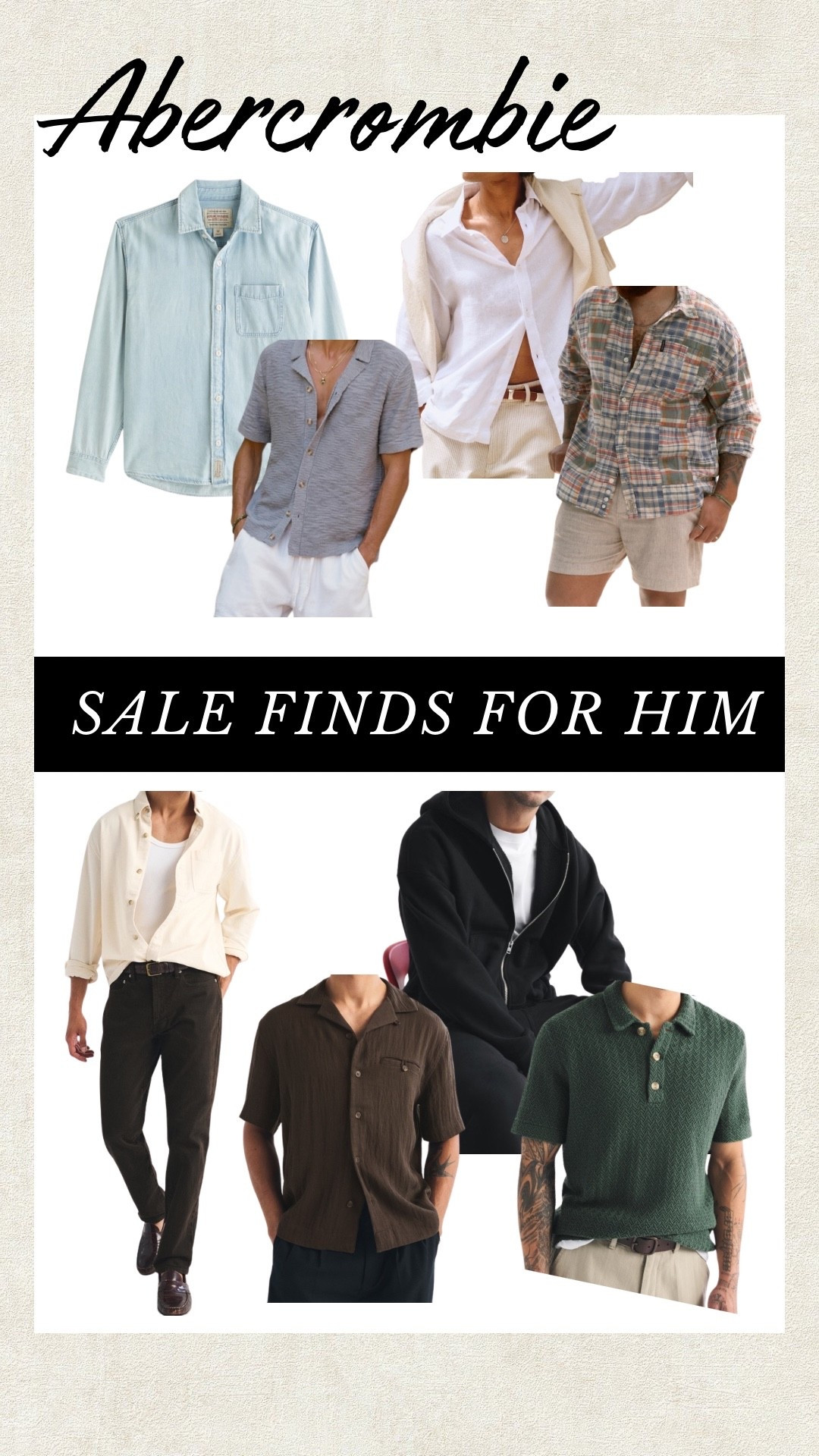 Abercrombie sale finds for him!

#LTKootd #LTKSaleAlert #LTKMens