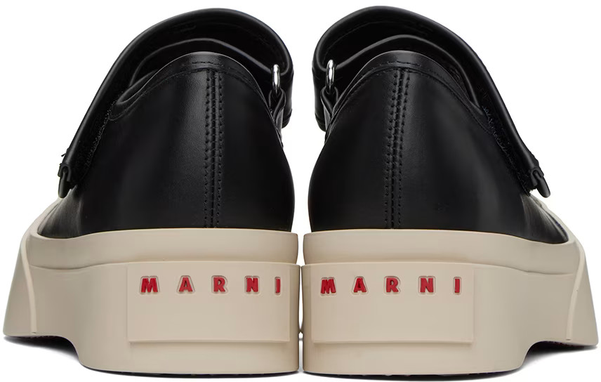 Black Pablo Mary Jane Ballerina Flats | SSENSE