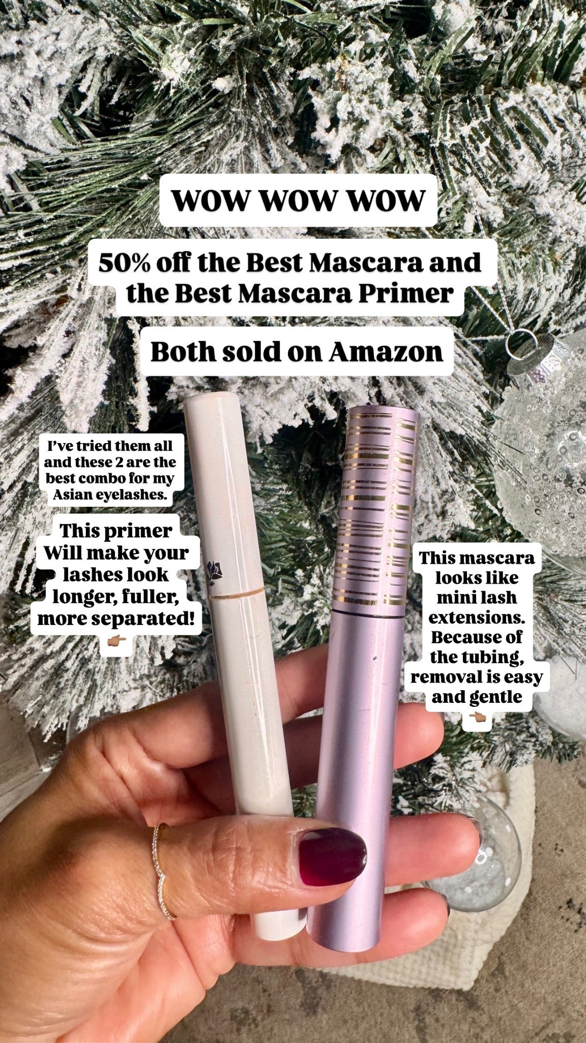 50% off the best mascara primer and mascara!! I’ve tried them all and this combo is the best for my Asian eyelashes.


#LTKCyberWeek #LTKHoliday #LTKBeauty