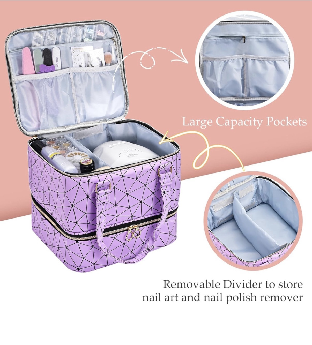 Travel nail supplies organizer
#organization #diynails #nailpolish 

#LTKTravel #LTKBeauty