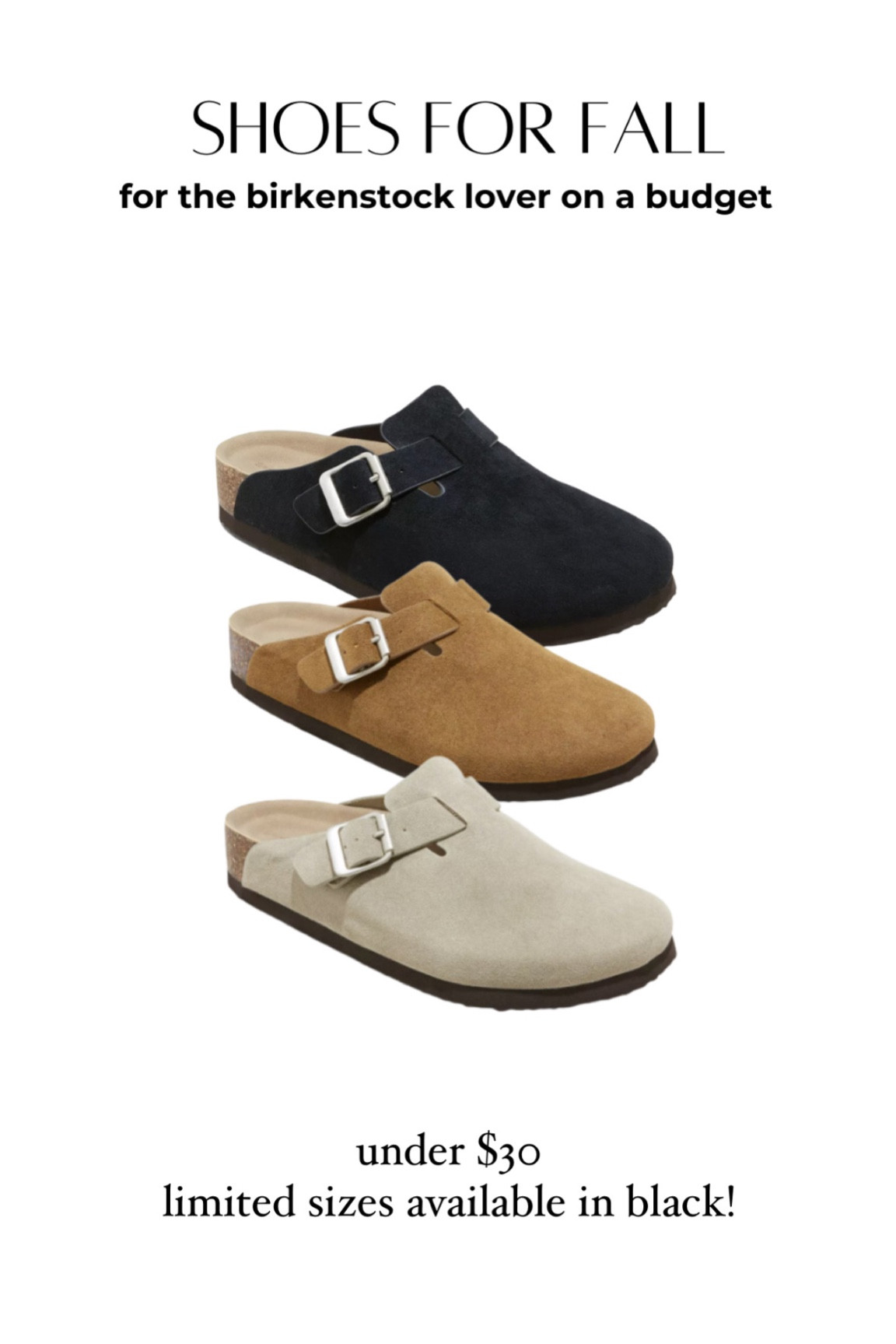 Boston clogs on a budget… under $30 at Target! 

#LTKshoecrush #LTKfindsunder50 #LTKSeasonal