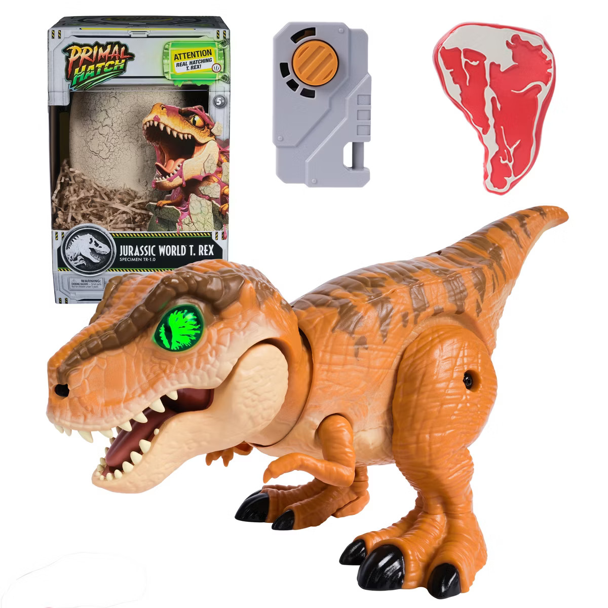Primal Hatch Interactive Hatching Dino Action Figure - Green | Target