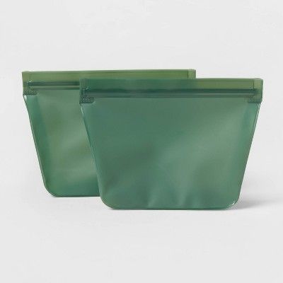 2pk Reusable Sandwich Bag Crisp Green - Room Essentials™ | Target