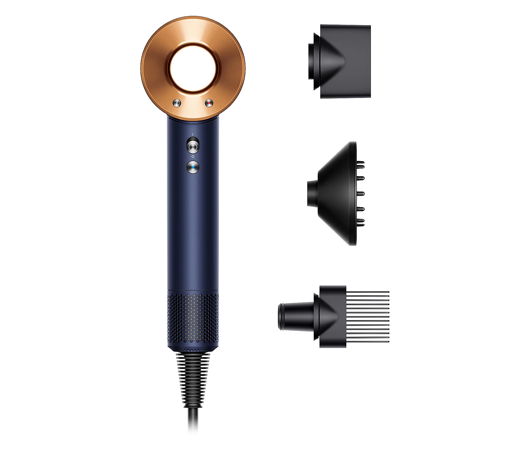 Dyson Prussian Blue Supersonic Hair Dryer with3 Attachments | QVC