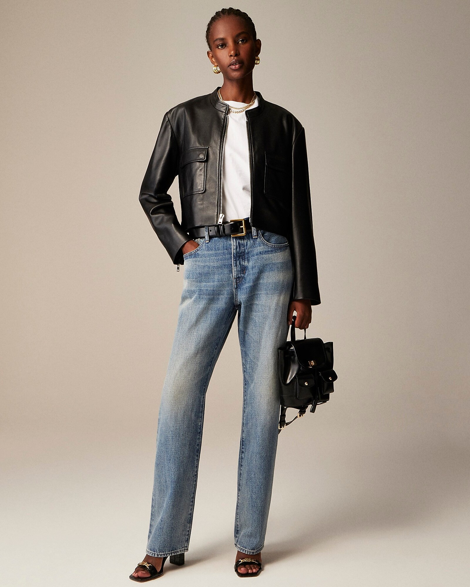 Mid-rise slouchy jean in 1984 rigid | J. Crew US