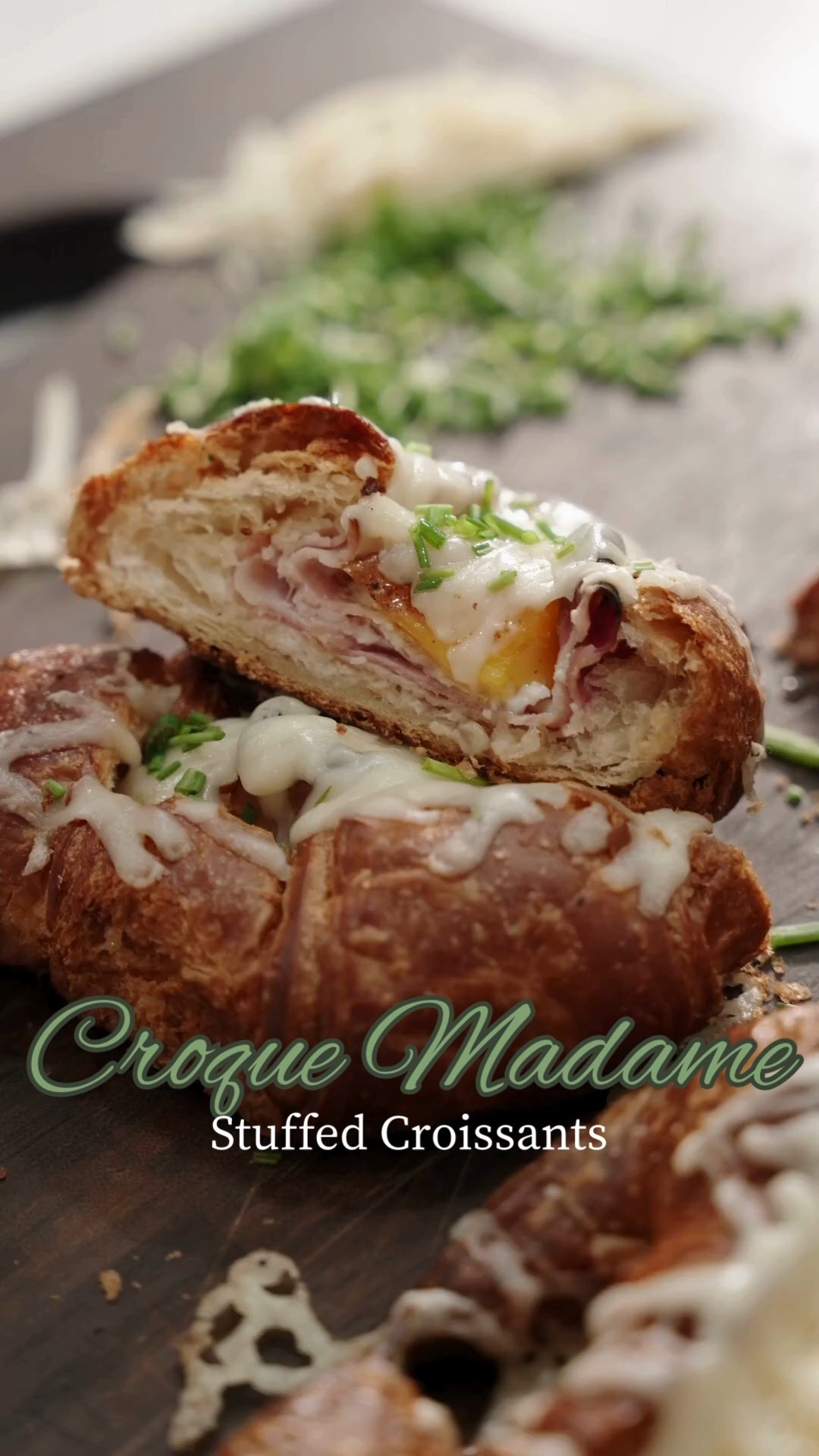 🥐 Oh my goodness, I think I just unlocked a new brunch level with these Croque Madame Stuffed Croissants! 🤩

Seriously, why have I not been stuffing eggs, ham, and Gruyère into buttery croissants my whole life? This recipe is everything.

Active Time: 10 minutes
Total Time: 35 minutes
The Vibe: Cheesy, savory, and pure Sunday luxury.

I started by carving a little pocket (pro tip: don't cut through the bottom!) into the Trader Joe’s croissants. Then came the ham, an egg cracked right in, a sprinkle of salt, pepper, and that essential pinch of nutmeg. Into the oven they went, and halfway through, I topped them with a generous blanket of shredded Gruyère.

The result? A perfectly baked egg, melted cheese oozing down, and that flaky, golden croissant exterior. A sprinkle of fresh chives on top, and voilà! This is the only breakfast plan you need this week.

👉Full recipe: https://saucedbysunday.com/recipes/croque-madame-stuffed-croissants/

#SaucedBySunday #CroqueMadame #BrunchGoals #EasyRecipe #SundayBrunch #Croissant