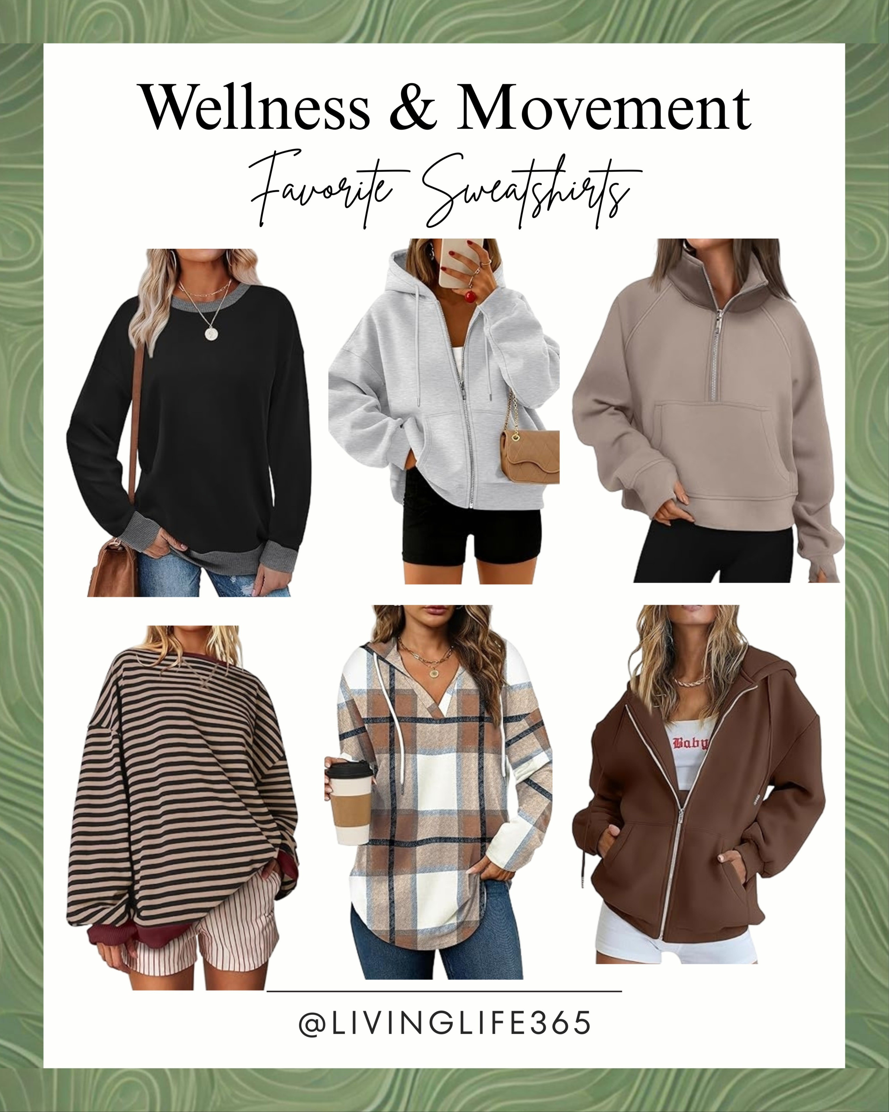 You can never have too many cozy layers! My favorite comfy and stylish sweatshirts for your next workout, walk, or cozy day in are all linked! These are the perfect blend of movement-ready function and everyday style. Tap to shop these must-have athleisure finds and stay cozy! #Athleisure #Sweatshirts #WellnessStyle #Movement #ComfyChic #ShopTheLook #Loungewear #StyleInspo

#LTKSaleAlert #LTKFallSale #LTKStyleTip