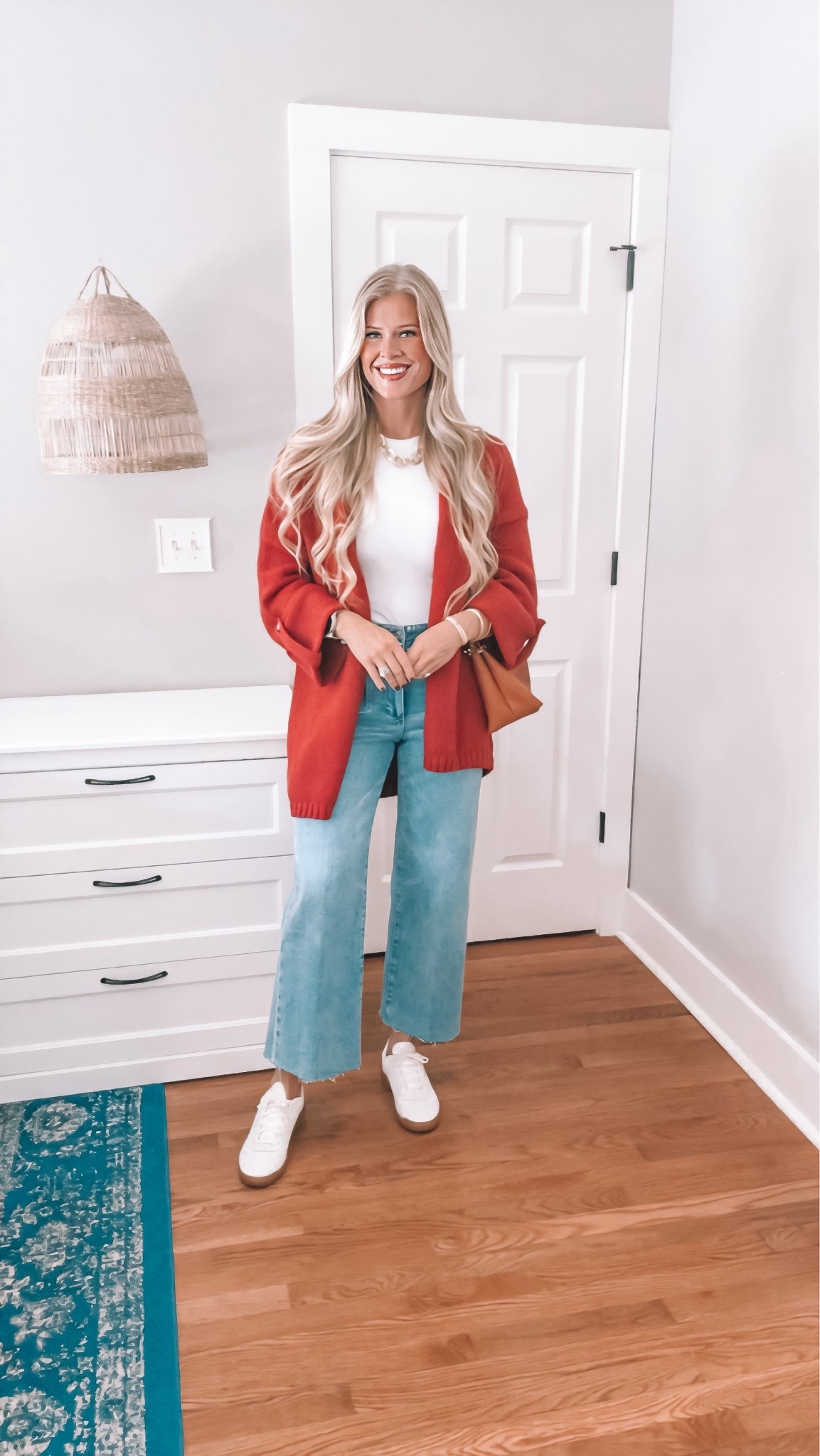 A no fail casual mom outfit to throw on and look put together! The cardigan is the most beautiful shade of burgundy 👏🏼

Wearing size small in the cardigan and top, size 26 in the jeans! 

#amazondeals #amazonmusthave #momstyle #winterstyle #winterfashion 

#LTKHoliday #LTKGiftGuide #LTKCyberWeek