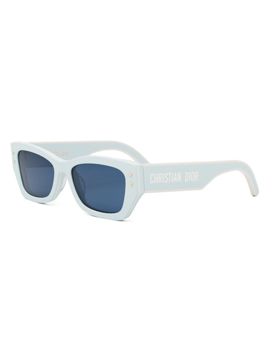 DiorPacific S2U 53MM Square Sunglasses | Saks Fifth Avenue