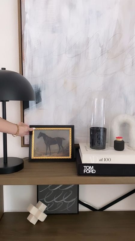 This piece of art needed to come home with me the second I saw it! 😍

Home decor 
Home interiors 
Art
Horse
Equestrian 
Console decor 
Candle 

#LTKhome #LTKstyletip #LTKSeasonal