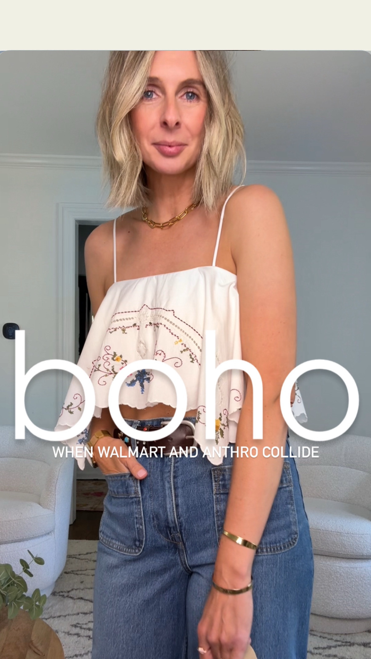 when in doubt… jeans + a cute top! these jeans are legit (and only $25 🤫) also i’m kinda obsessed with this boho top. 🌸

jeans run tts. wearing size 4. 
wearing the small in the top. 


effortless style + daily outfit inspo for over 40s. are you trying to rediscover your style, i got you. want to elevate your everyday looks, i got you. want easy, effortless style, i got you! come follow me @houseofmagpye 🫶

concert, festival, concert outfit, summer outfit, favorite jeans, jeans and a top, casual cool, boho vibes, effortless style, summer style. 

#effortlessstyle #styleover40 #sunmerstyle #jeansandatop #easyoutfit #walmartstyle #anthrostyle #bohostyle #casualcool

#LTKStyleTip #LTKFindsUnder50 #LTKSeasonal