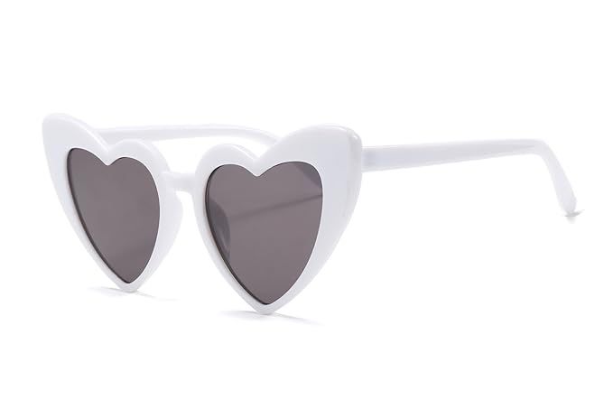 FEISEDY Vintage Heart Shaped Sunglasses Women Stylish Love Eyeglasses B2421 | Amazon (US)