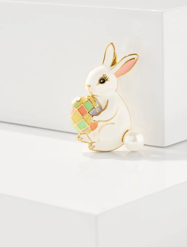 Spring Bunny Brooch | Talbots