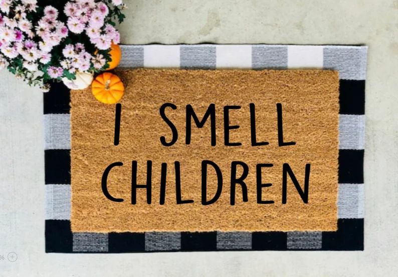 Hocus Pocus Welcome Mat I Smell Children Doormat Door Mat | Etsy | Etsy (US)
