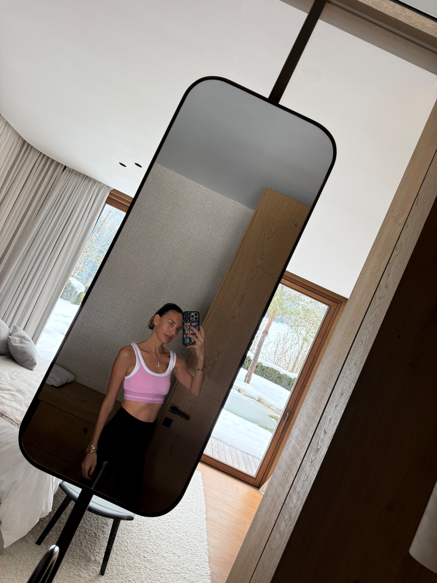 Alo yoga bra sports gym 