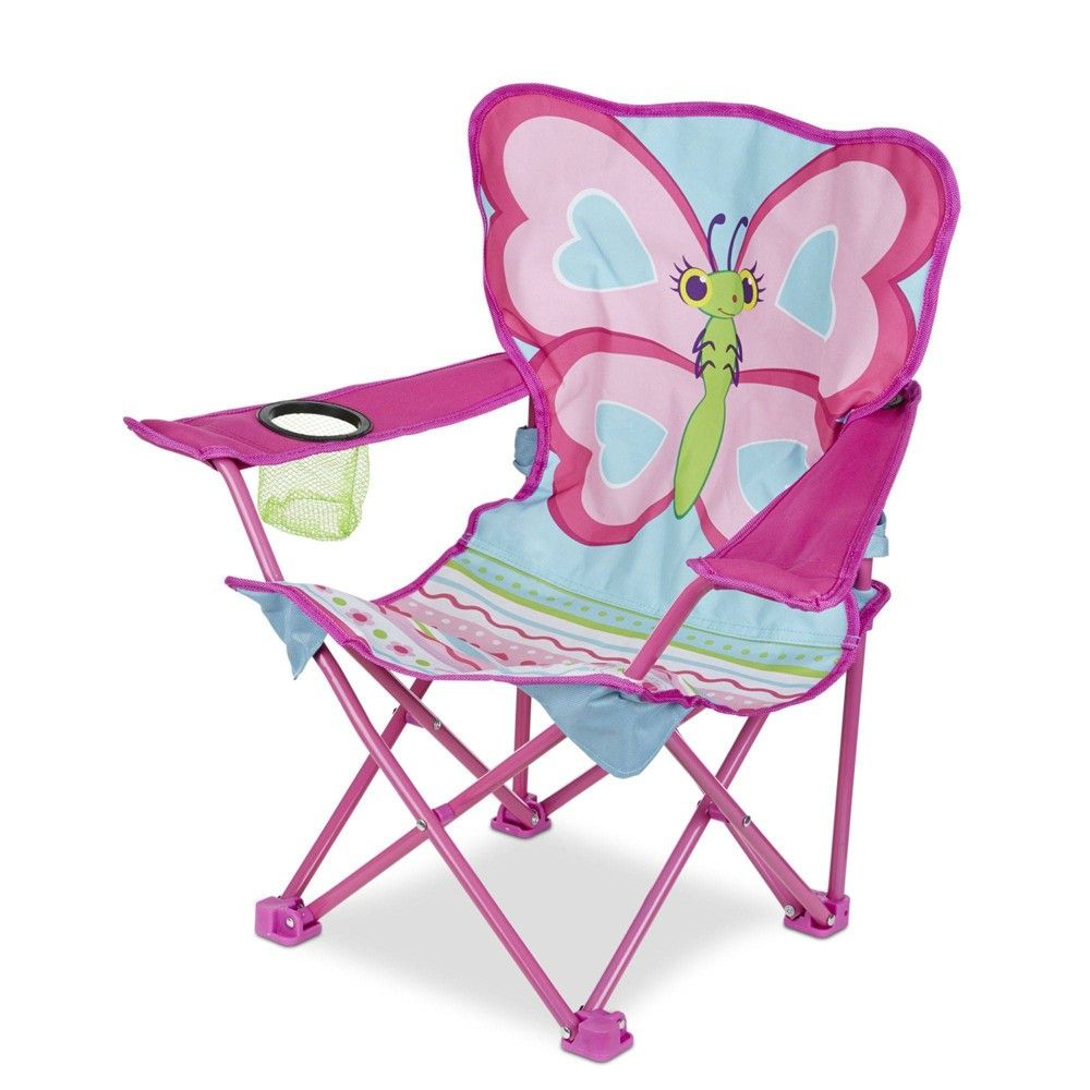 Melissa & Doug Sunny Patch Cutie Pie Butterfly Folding Lawn and Camping Chair | Target