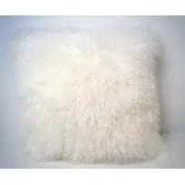 Revilla Lamb Fur Square 100% Wool Pillow Cover & Insert | Wayfair North America