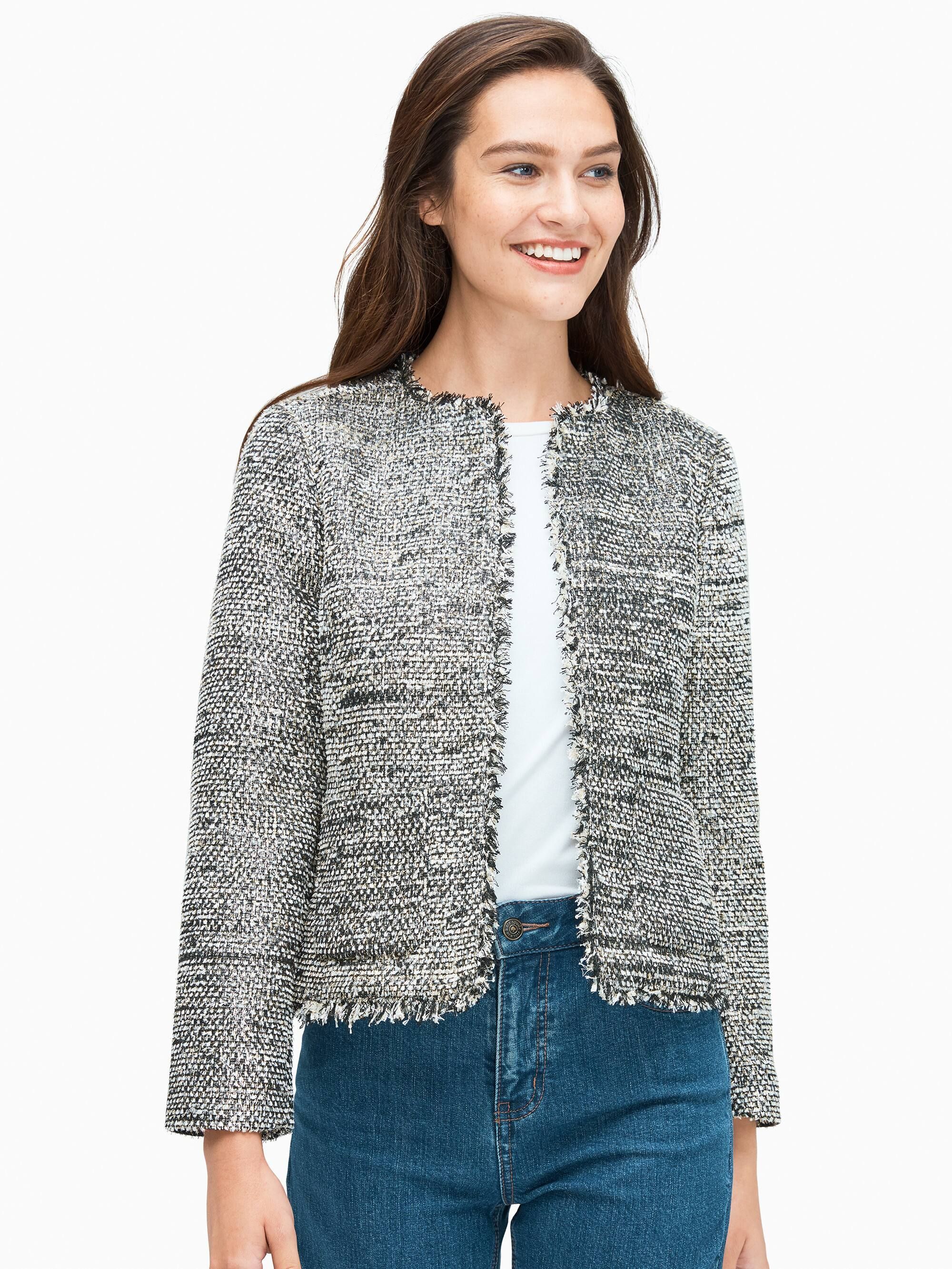 party tweed jacket | Kate Spade Outlet