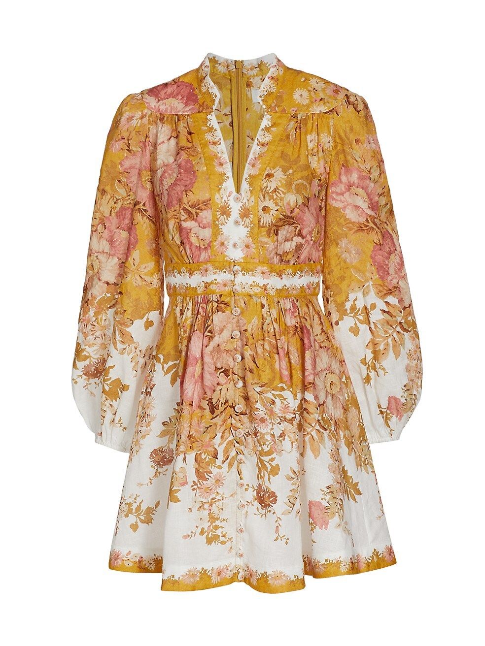 Pattie Linen Minidress | Saks Fifth Avenue