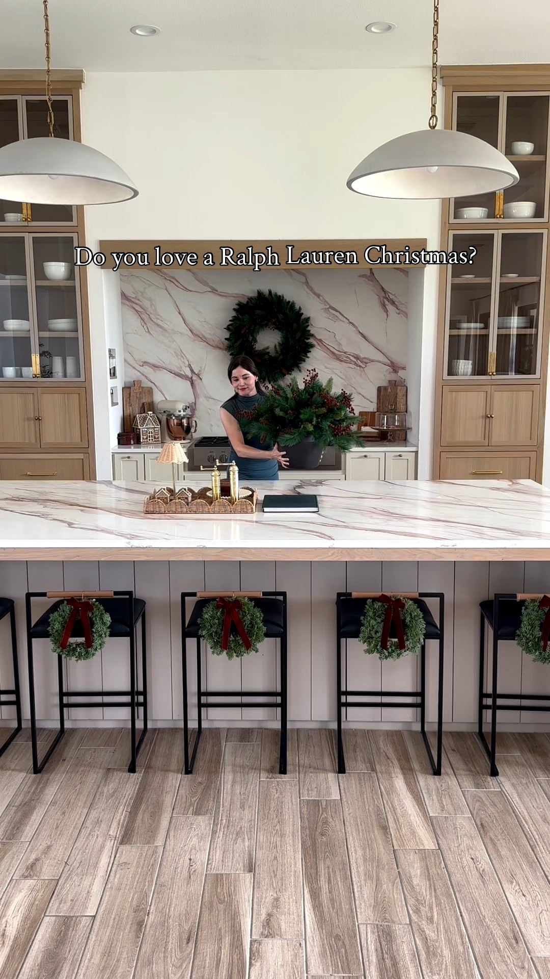 The 2025 Christmas theme of the year is… Ralph Lauren style, with plaids, hints of red berries, & timeless greenery everywhere with @celestialathome_. Do you like this theme?

#LTKStyleTip #LTKHoliday #LTKHome