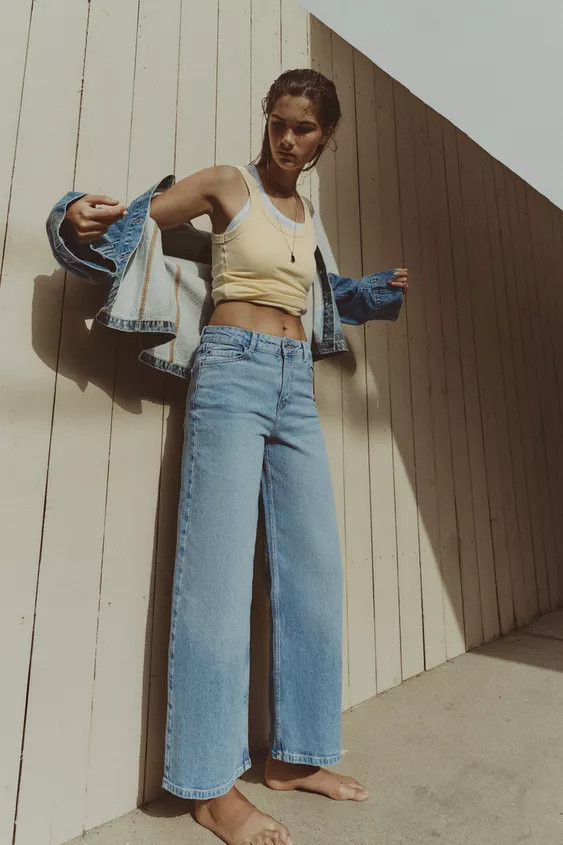 Z1975 HIGH-WAIST CULOTTES | Zara UK