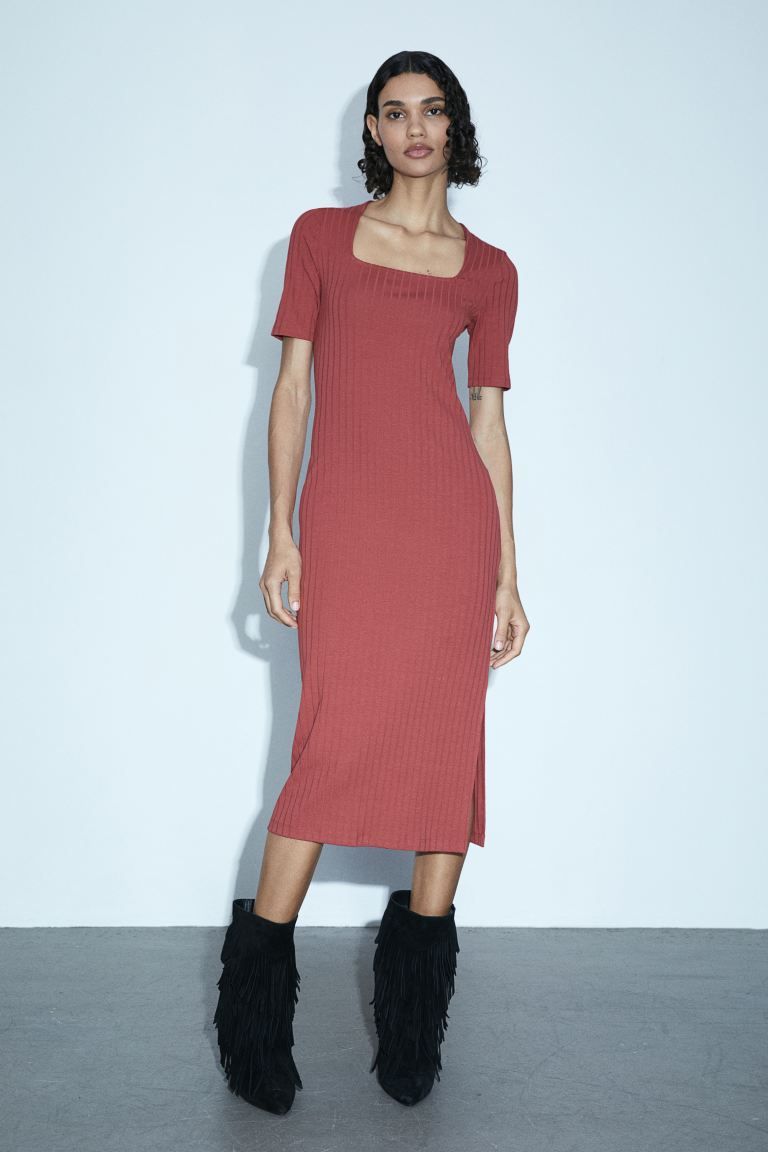 Square-neck Bodycon Dress | H&M (US + CA)