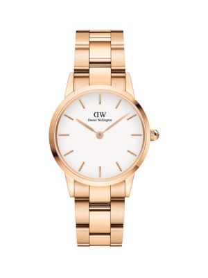 Iconic Link Rose Goldplated Stainless Steel Bracelet Watch | The Bay