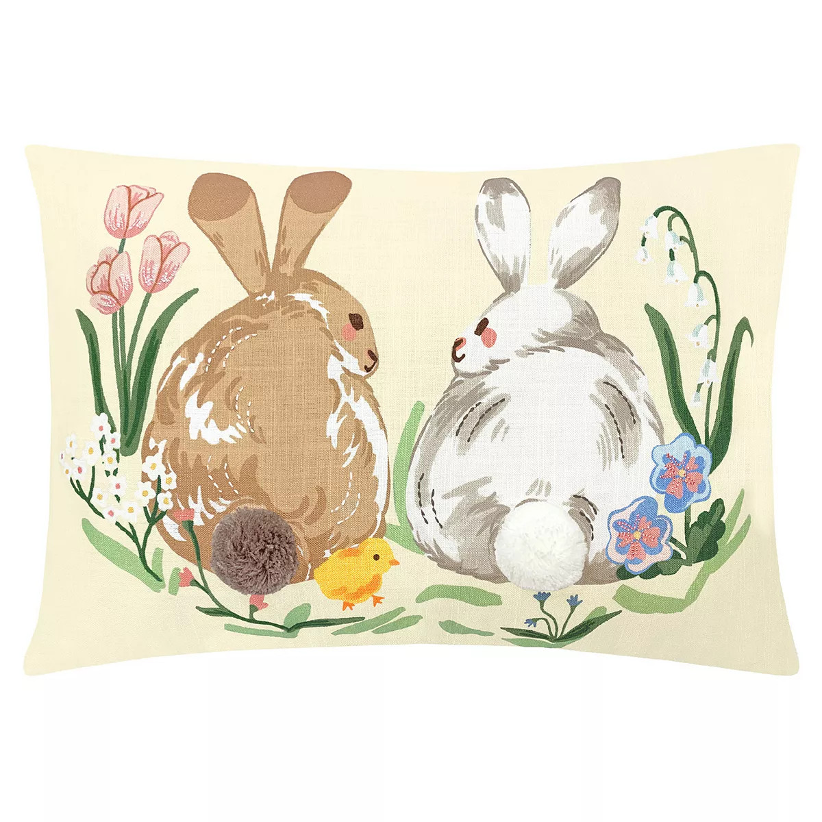 Celebrate Together™ Easter Bunny Buns Throw Pillow | Kohl's