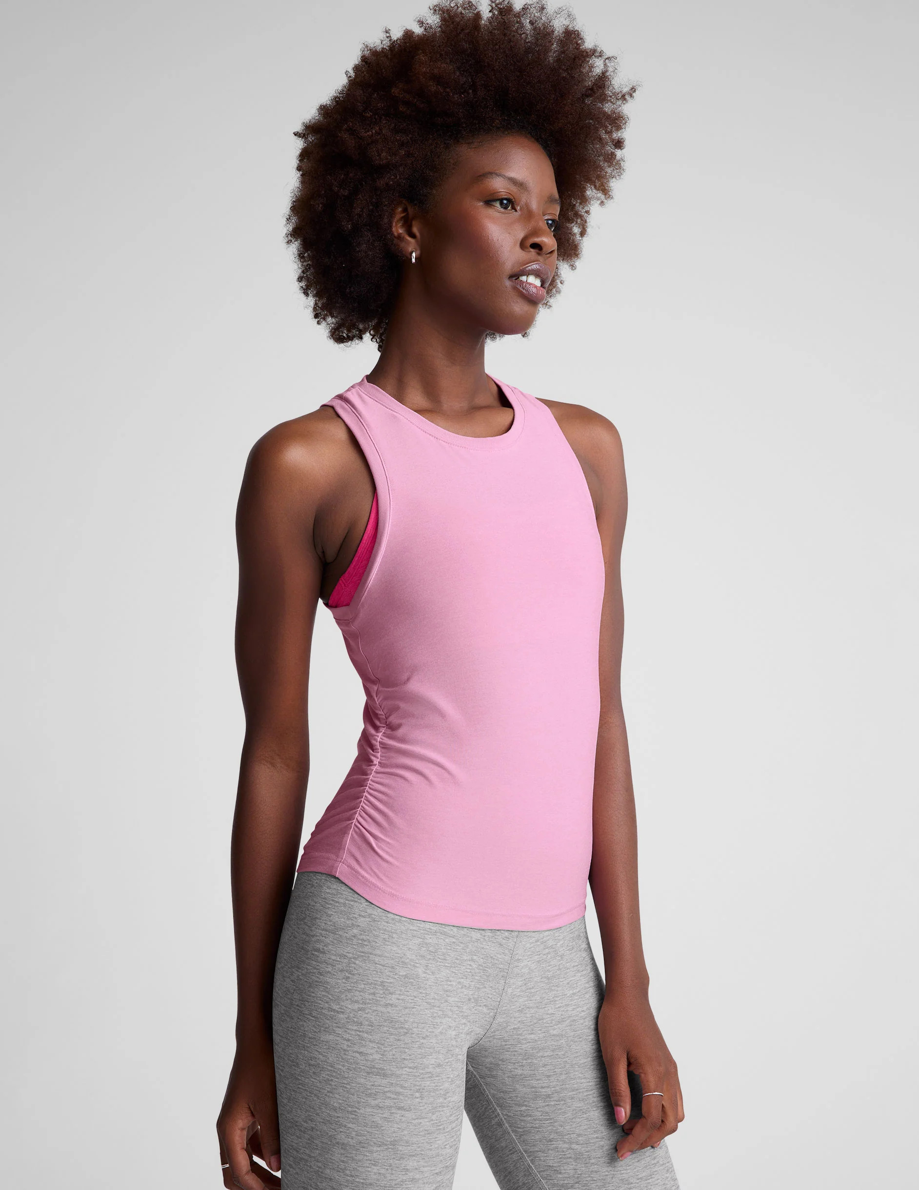 Featherweight Your Fit Shirred Tank | Beyond Yoga