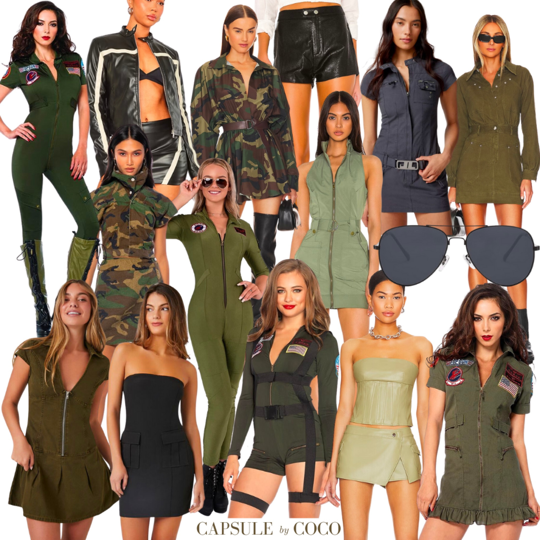 HALLOWEEN COSTUMES 👩‍✈️✈️

Halloween costume, TopGun costume, TopGun costumes, Top Gun costume, Top Gun costumes, pilot costume, pilot costumes, camouflage costume, camouflage costumes, camo costume, camo costumes, Capsule By CoCo 

#LTKHalloween #LTKU