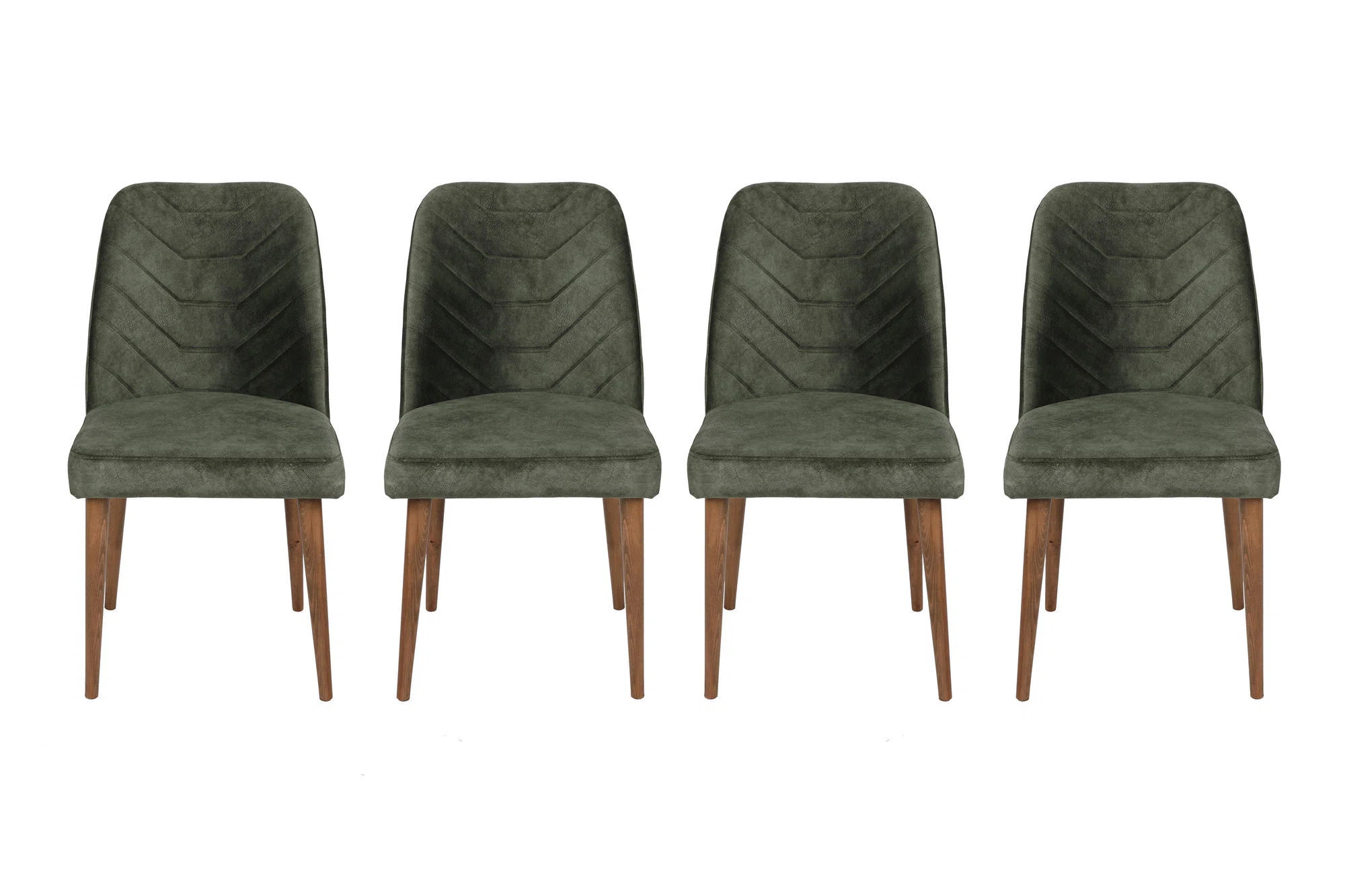 15.9'' H Tufted Velvet Upholstered Metal Side Chair (Set of 4) | Wayfair North America
