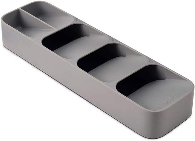 Joseph Joseph DrawerStore Compact Cutlery Organizer Kitchen Drawer Tray, Small, Gray | Amazon (US)