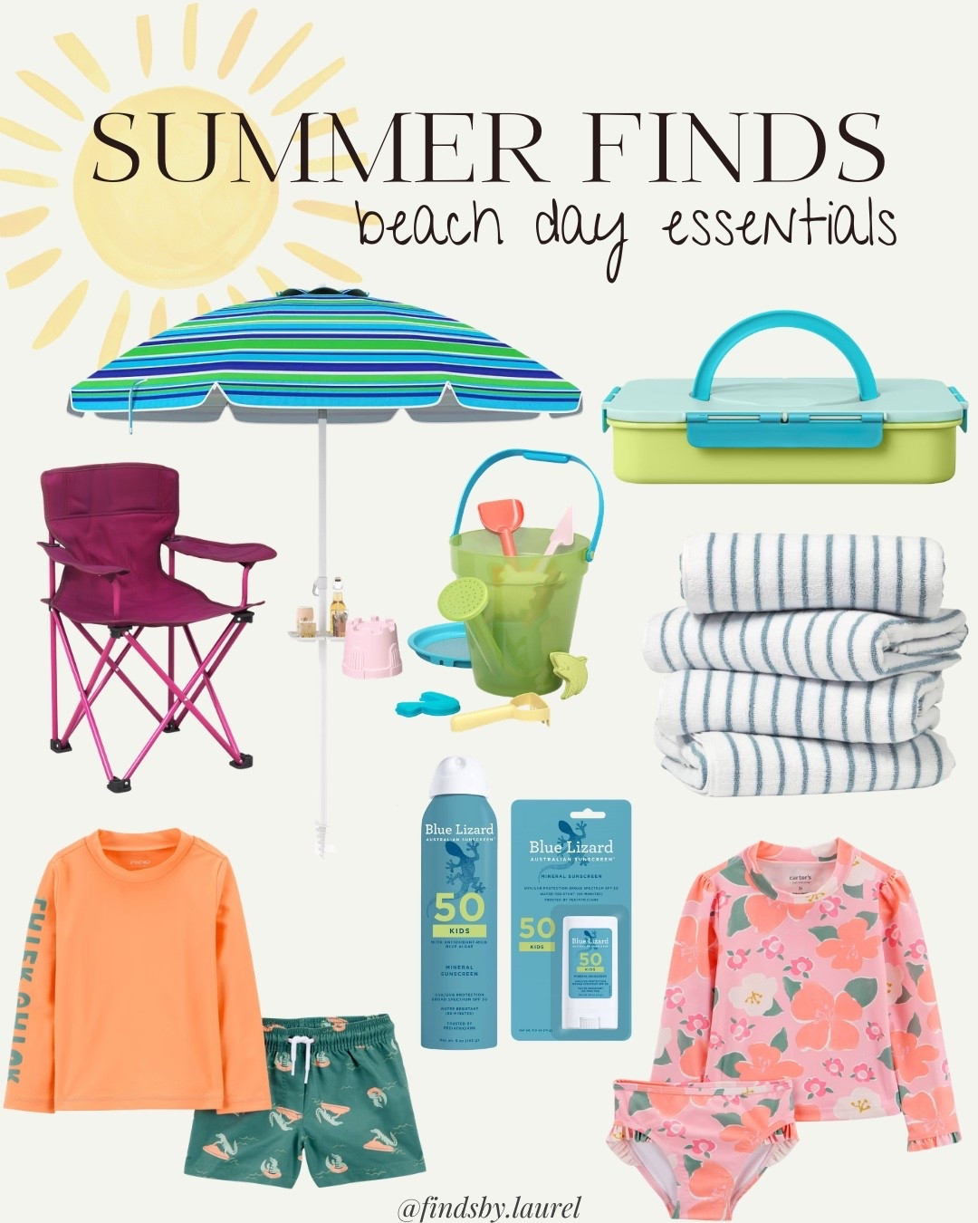 🏖️ Beach days with toddlers take a little planning… but the right gear makes all the difference.

These are the beach essentials we use on repeat: shade, snacks, sunscreen, sand toys, towels, and lightweight swimwear that keeps the kids comfortable all day.

A few simple favorites that make beach mornings smoother and help us stay longer once we get there. ☀️🌊🤍

#LTKsummer #BeachDayEssentials #ToddlerMom #SummerWithKids #MomFinds

#LTKSeasonal #LTKSwim #LTKKids
